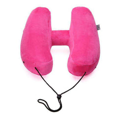 New H Shape Inflatable Travel Pillow Folding Lightweight Neck Pillow