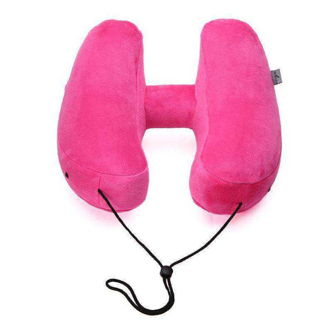 Image of New H Shape Inflatable Travel Pillow Folding Lightweight Neck Pillow