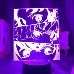 Acrylic Led Night Light Anime Demon Slayer Characters Figure