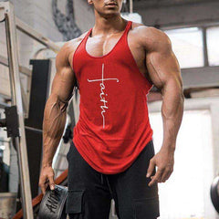 Men's Bodybuilding Tank Tops Gym Sleeveless Vest Shirts Plus Size