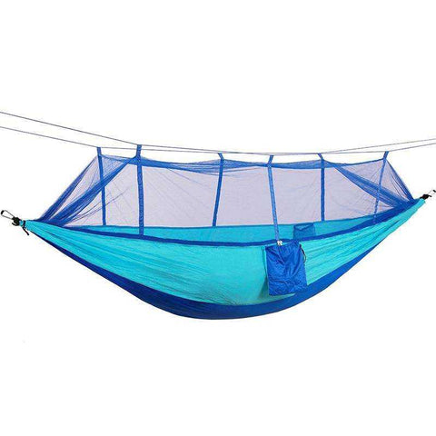 Image of Portable Outdoor Camping Hammock with Mosquito Net