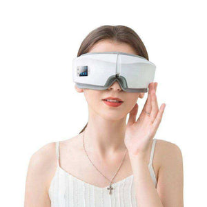 4D/3D Smart Airbag Vibration Hot Compress Bluetooth Eye Glasses