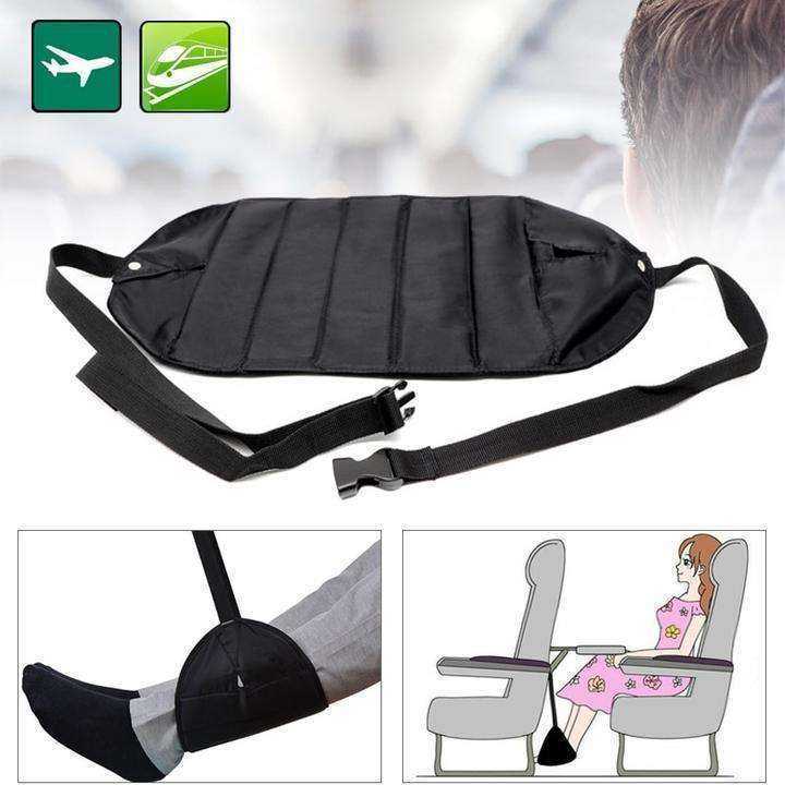 Adjustable Portable Travel Airplane Office Foam Desk Foot Rest