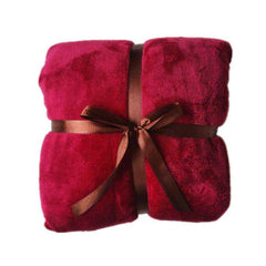 Winter Sherpa Blanket With Sleeves