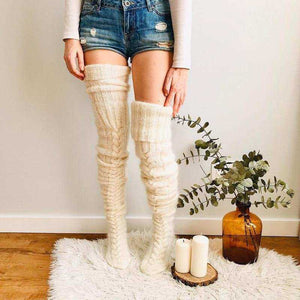 Women Warm Thigh Winter Knee Socks