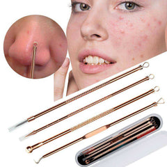 4pcs/set Blackhead Acne Pimple Extractor Vacuum