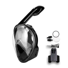 Full Face Scuba Diving Anti Fog Goggles With Camera Mount Underwater Snorkel Mask