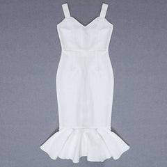 Beautiful Mermaid Bandage Bodycon V Neck Dress
