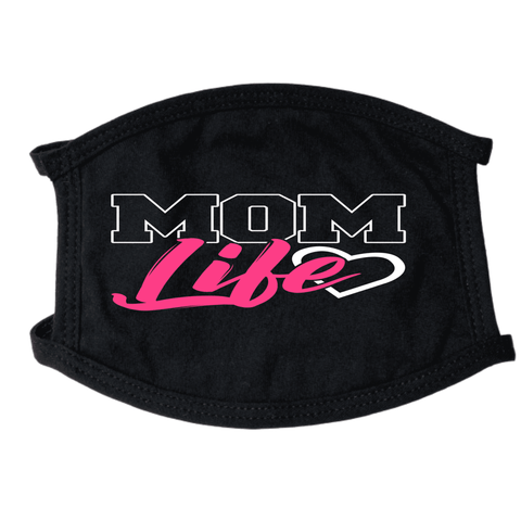 Printed Mom Life Face Mask