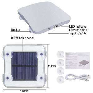 Portable Window Solar Powered USB Charger