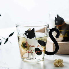 Coffee Milk Tea Water Red Wine Beer Champagne Cartoon Creative Cute Cat Mug
