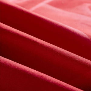Big Red Flowers Rose Black Luxury Bed Linen Duvet Cover Sets