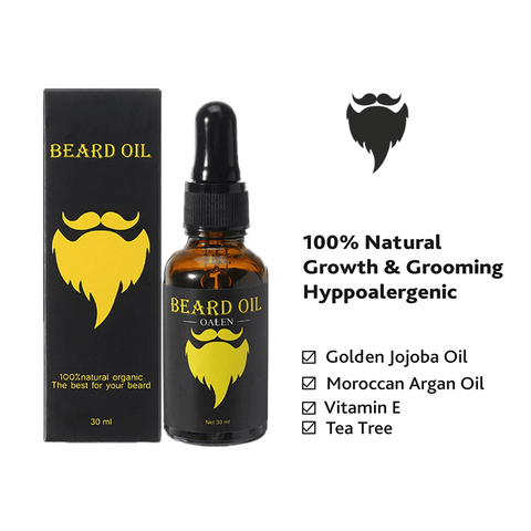 Image of Organic Man Beard Oil Leave In Conditioner Growth Care