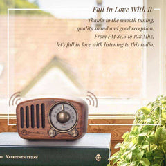 Portable Classical Aesthetic Retro Radio Receiver