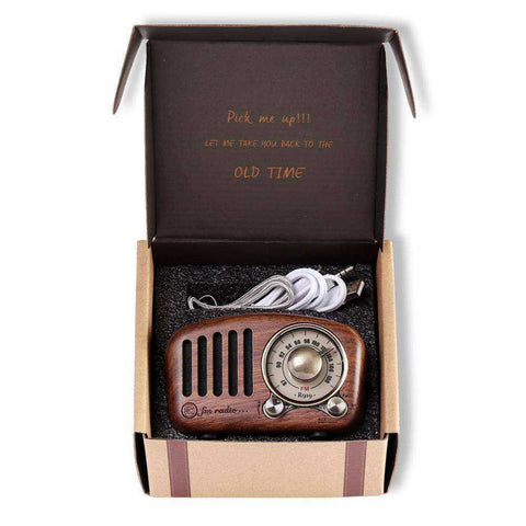 Image of Portable Classical Aesthetic Retro Radio Receiver