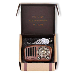 Portable Classical Aesthetic Retro Radio Receiver