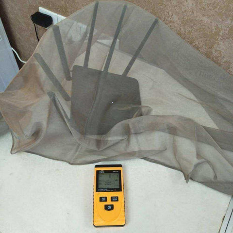 Image of EMF Blocking Transparent Mosquito Net Fabric For Protection