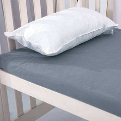 Grey Earthing Emf Protection Baby Bed Sheet with 1 Pillow Case