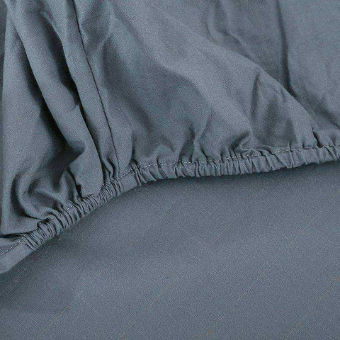 Image of Grey Earthing Emf Protection Baby Bed Sheet with 1 Pillow Case
