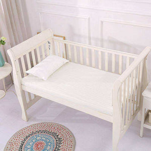 White Earthing Emf Protection Baby Bed Sheet with 1 Pillow Case
