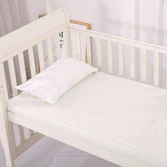White Earthing Emf Protection Baby Bed Sheet with 1 Pillow Case