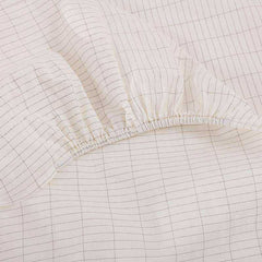 White Earthing Emf Protection Baby Bed Sheet with 1 Pillow Case