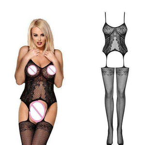 Hot Aesthetic Crotchless Erotic Lingerie Sexy Underwear