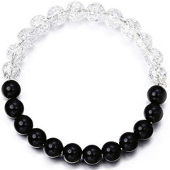 Trendy Lava Stone Imperial Crown And Helmet Charm Bracelet