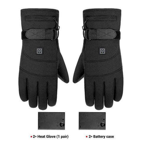 Waterproof Heated Touch Screen Battery Powered Motorcycle Gloves