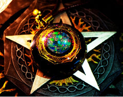 Eye Of The Storm Energy Awakening Orgonite Crystal Pendant