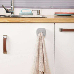 Towels Wash Cloth Clip Hooks Wall Mount Organizer