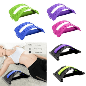 Aesthetic Back Stretch Massager Lumbar Support Spine Relief Corrector