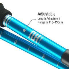 Collapsible Hiking Trekking Poles Folding Stick