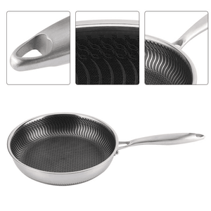 304-Story Stainless Steel Frying Pan Nonstick Electromagnetic Furnace