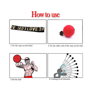 Boxing Punch Ball With Head Band For Reflex Speed Reaction