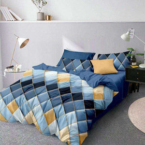 Diamond Lattice Duvet Cover Bedding Set