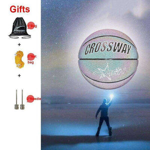 Holographic Reflective Wear-Resistant Luminous Night Basketball Ball
