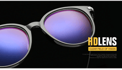 Anti Blue Light Eyeglasses Frame Vintage Round Clear Lens