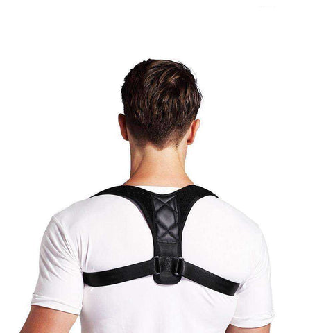 Image of Adjustable Brace Support Belt Back Shoulder Corset Orthopedic Posture Corrector
