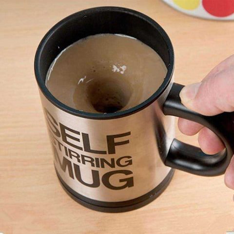 400ml Automatic Electric Lazy Self Stirring Juice Coffee Milk  Smart Stainless Steel Mug