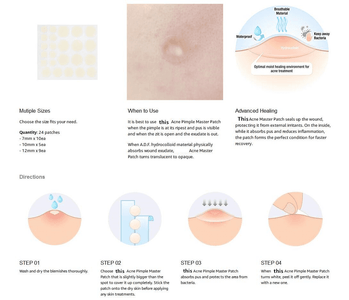 Acne Pimple Master Patch 24Pcs Skin Care Treatment
