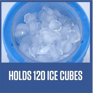 Portable Space Saving Ice Cube Maker Tray Cylinder