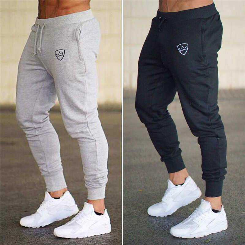 Men Casual Trouser Jogger Bodybuilding Fitness Sweatpants