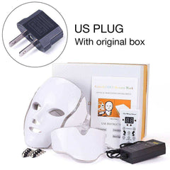 Anti Aging 7 Colour Led Mask Facial Rejuvenation Repair Led Photon Therapy Machine Kit