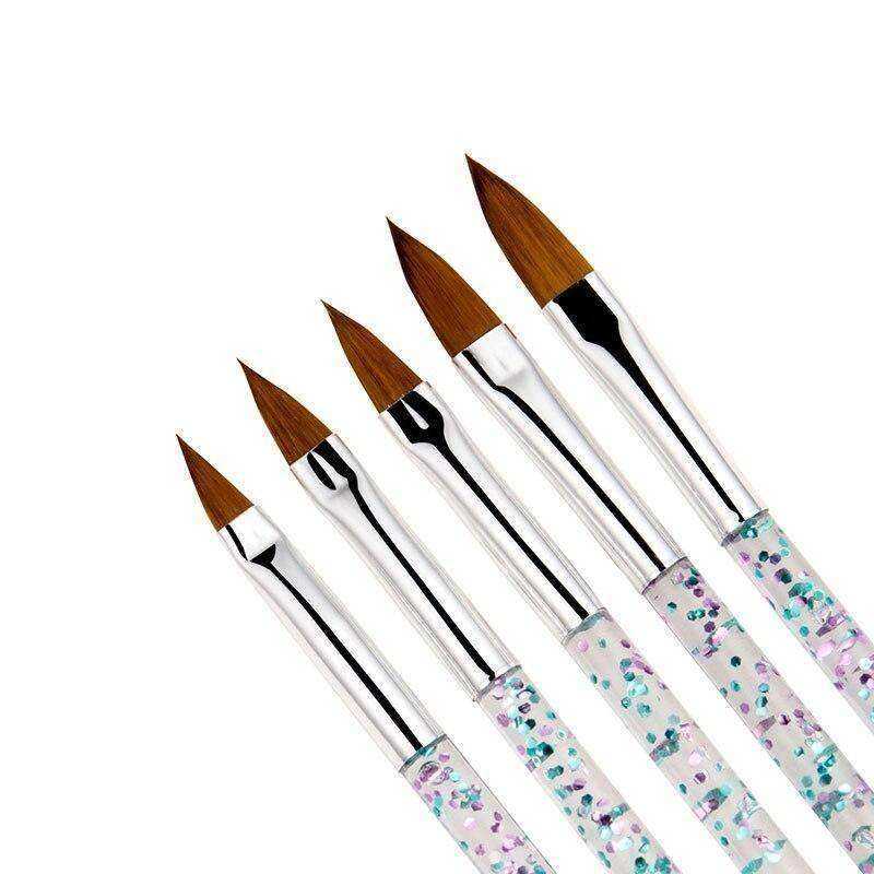 Aesthetic Nail Art Crystal Brush UV Gel Builder