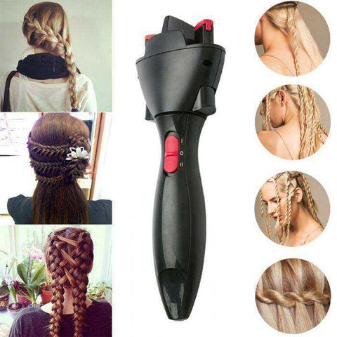 Image of Smart Electric Braided Curling Iron Hair Styling Knotter