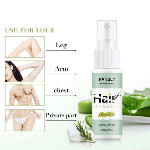 Image of Quality Natural Hair Remover Painless Body Spray