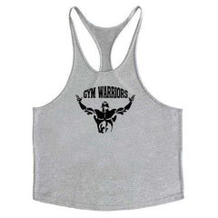 Men Anime Bodybuilding Cotton Stringer Tank Tops