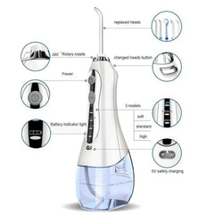 Portable Water Dental Flosser 5 mode Electric Oral Irrigator