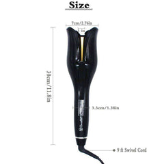 Multi Function Automatic Rose Shaped LCD Curling Iron